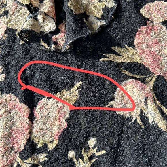 Ralph Lauren Floral Print Lace Stretch Blouse - Picture 15 of 15